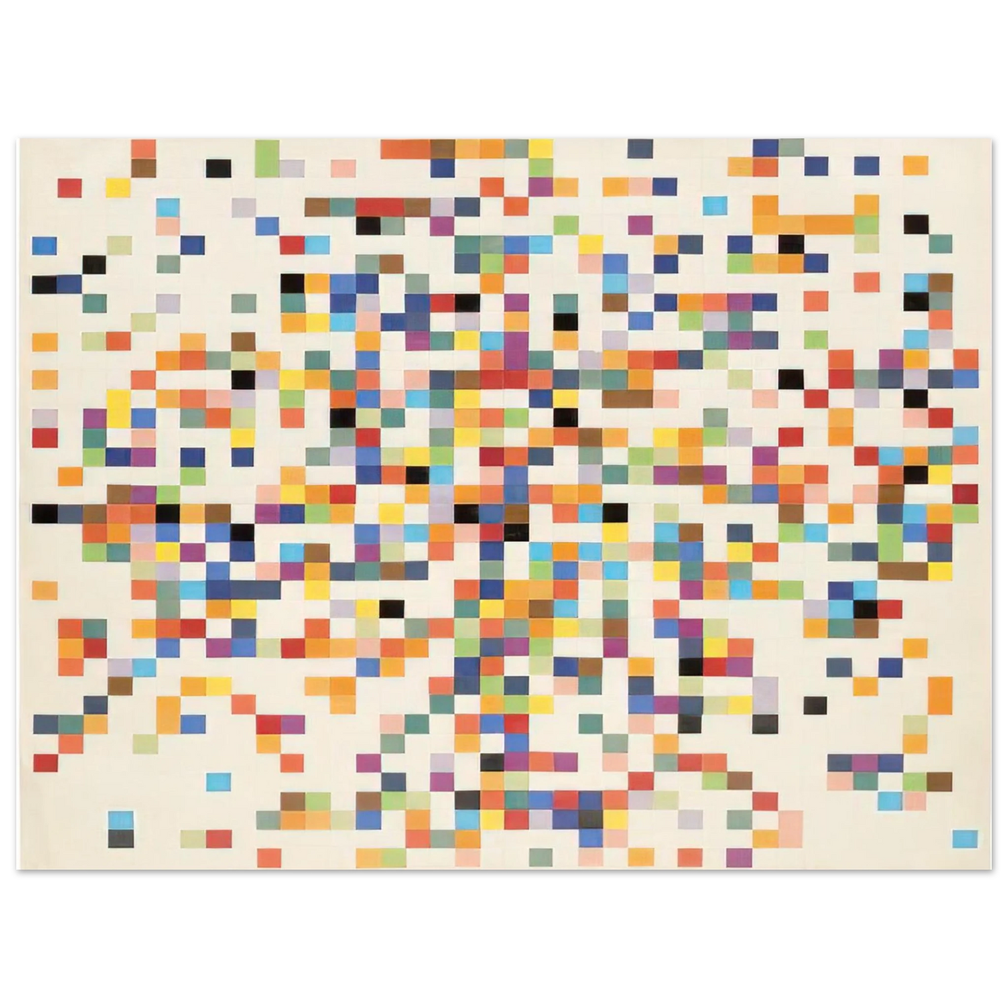 Ellsworth Kelly - Spectrum Colors Arranged by Chance II  75x100 cm / 30x40inches Fine Art Poster