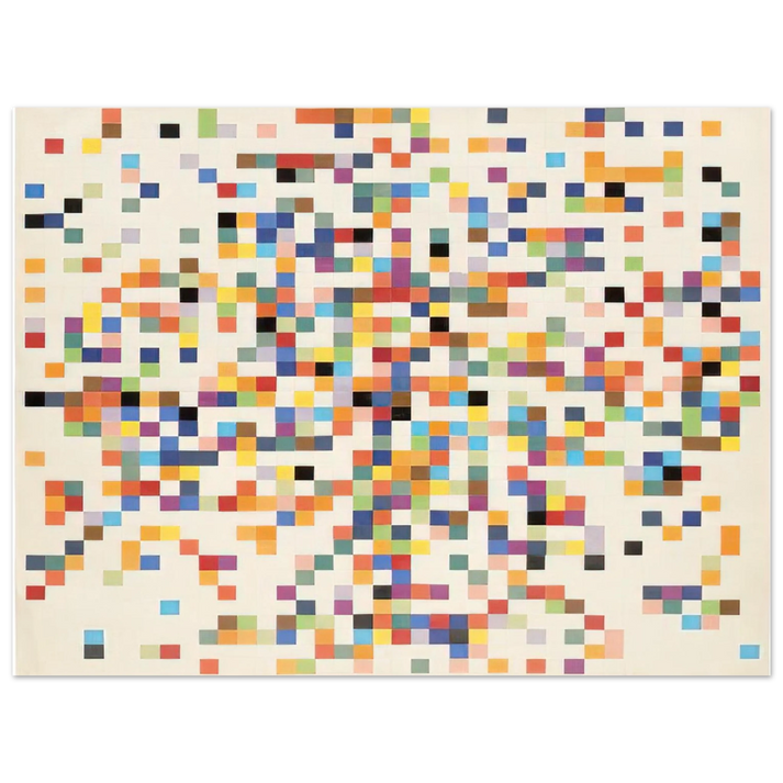 Ellsworth Kelly - Spectrum Colors Arranged by Chance II  75x100 cm / 30x40inches Fine Art Poster