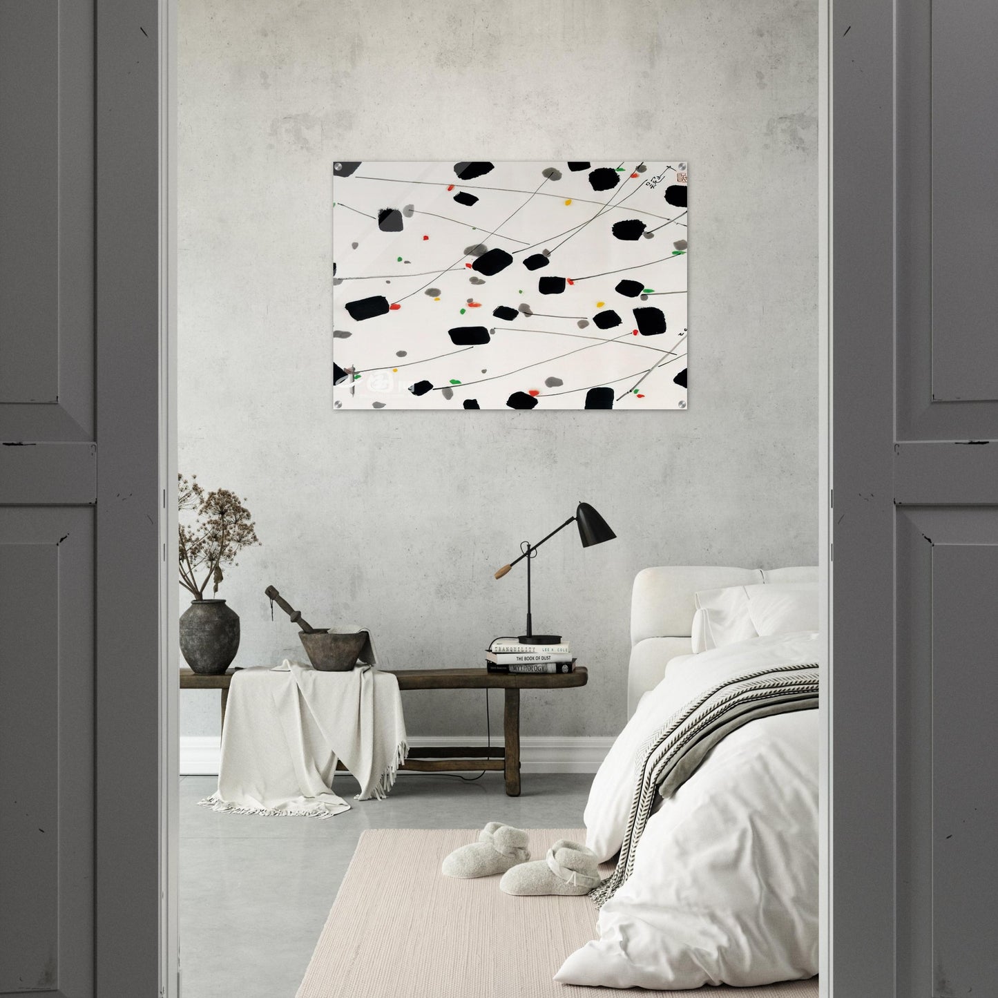 Spring Breeze - 2001 - Wu Guanzhong Acrylic Print - 70x100 cm / 28x40″ inches