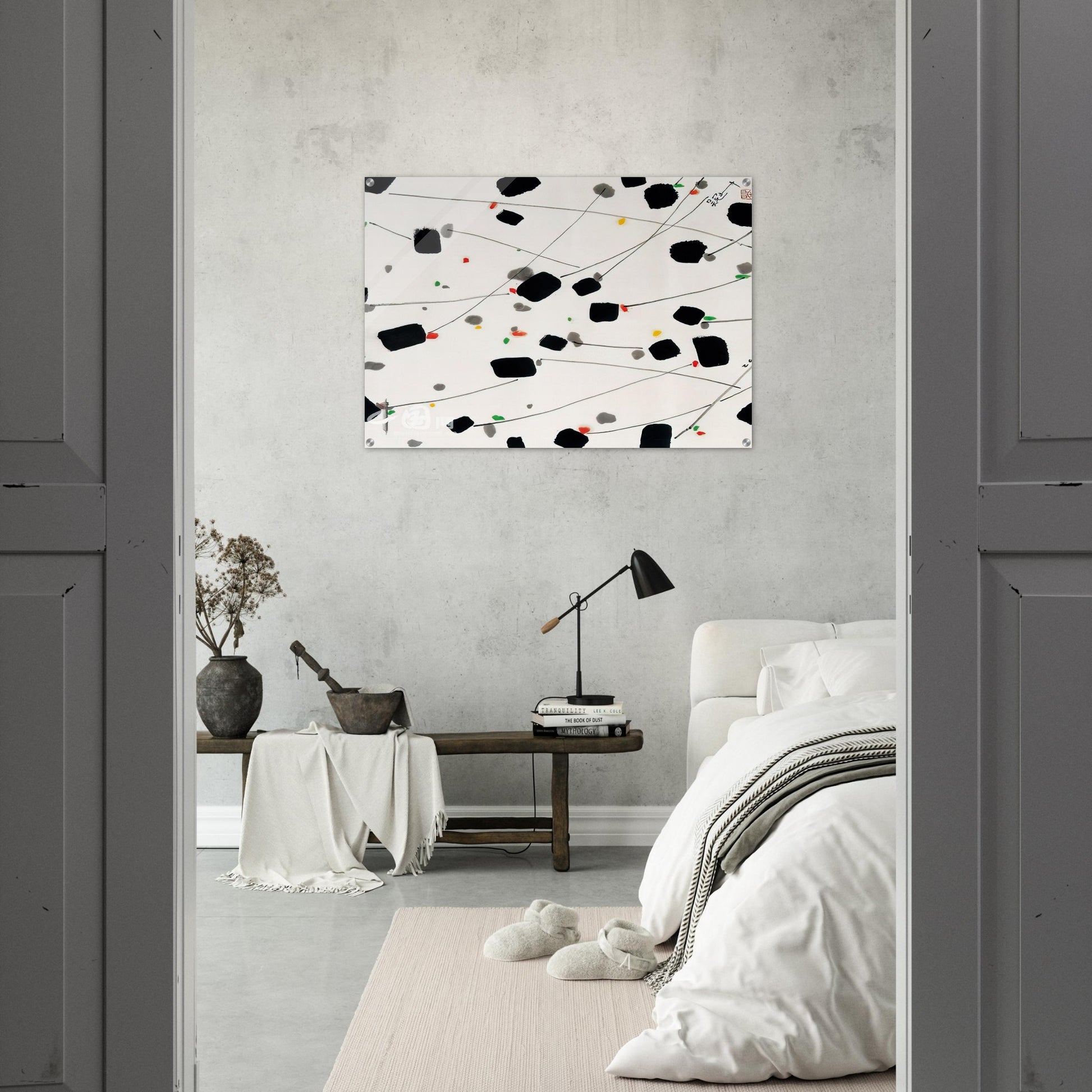 Spring Breeze - 2001 - Wu Guanzhong Acrylic Print - 70x100 cm / 28x40″ inches
