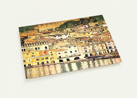 MALCESINE ON LAKE GARDA By Gustav Klimt Pack of 10 Post Cards | Gustav Klimt Post Cards | A6 (10.5 x 14.8 cm) - 4.1 x 5.8 inches