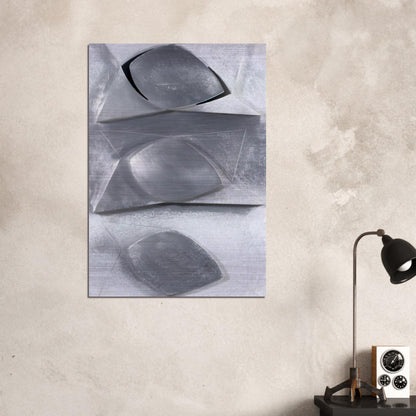 Composition-Relief - Concretism - Gyula Kosice Brushed Aluminum Print - 70x100 cm / 28x40 inches | Gyula Kosice Aluminum Print | Gyula Kosice Prints