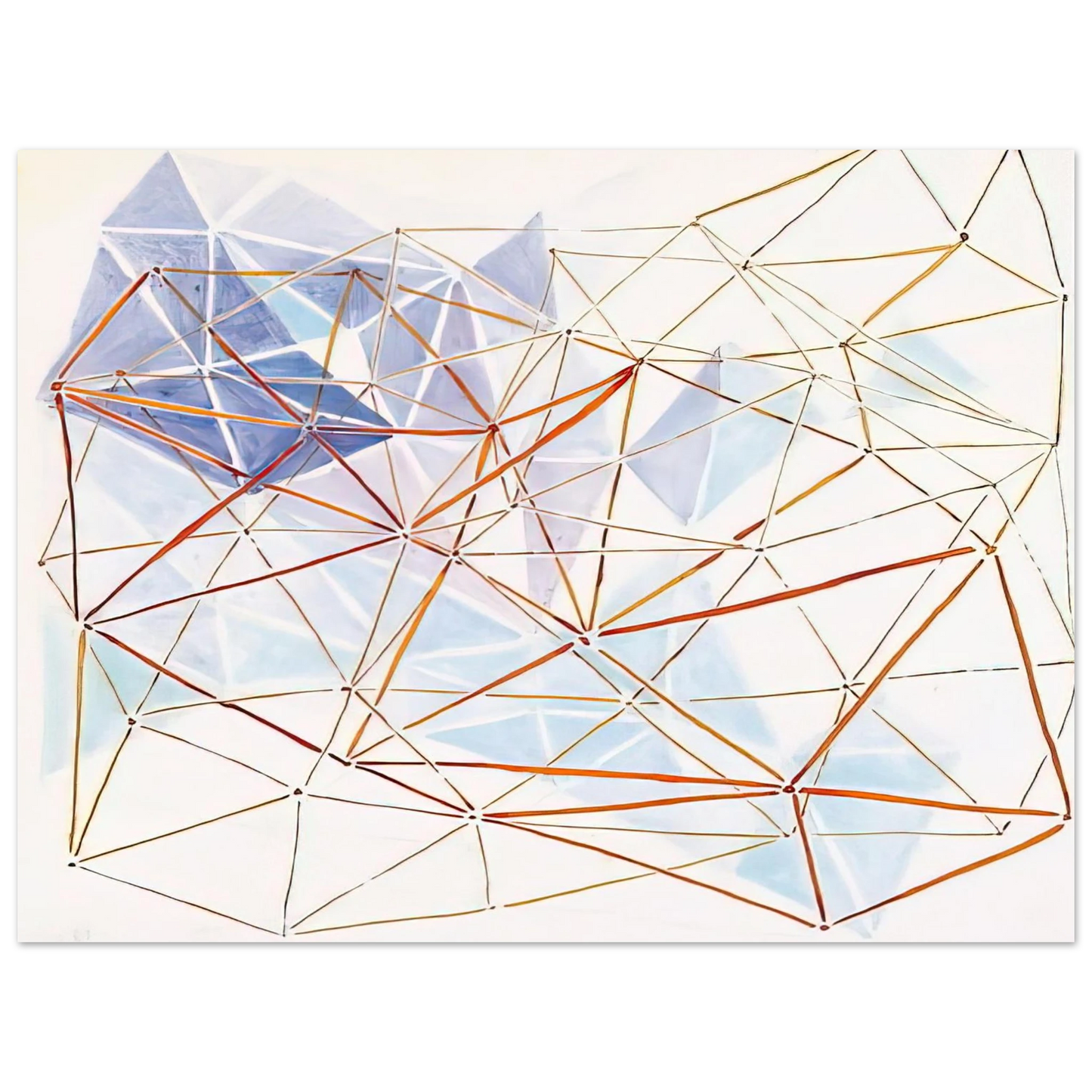 Gego - Untitled - 1980  75x100 cm / 30x40inches Fine Art Poster