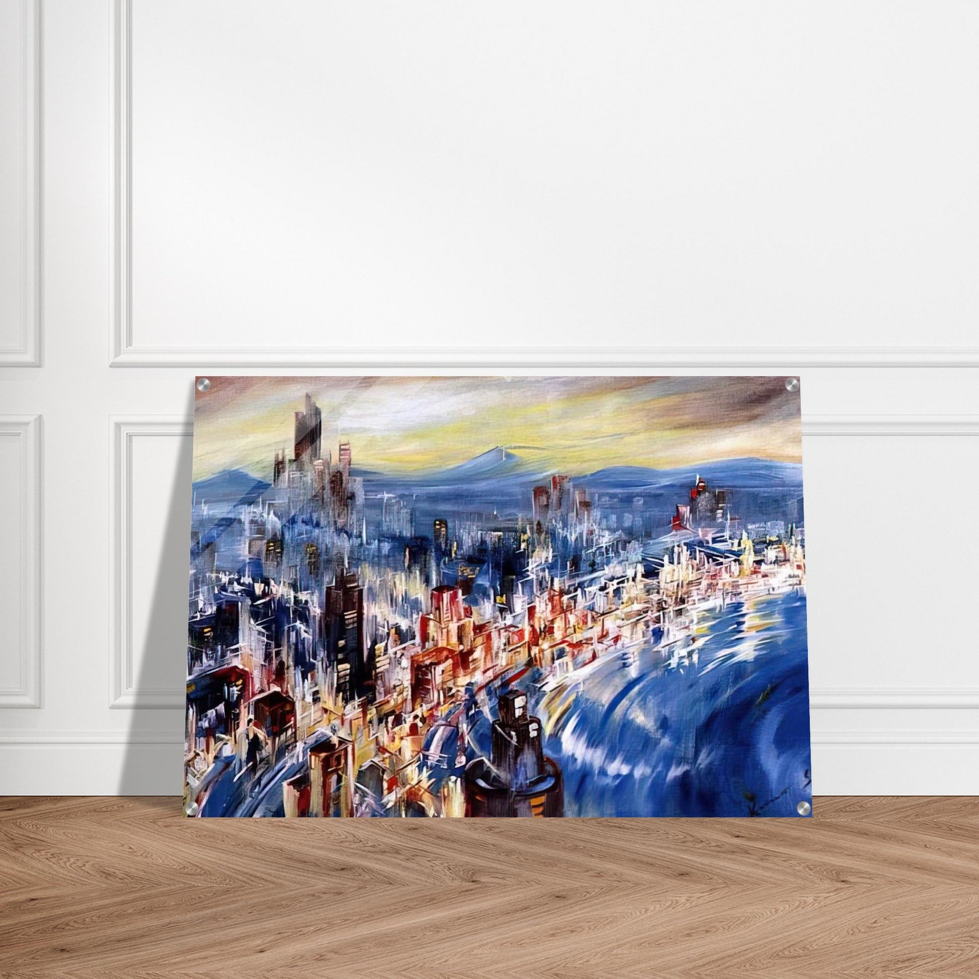 Built for the Future - Konrad Zuse Acrylic Print - 70x100 cm / 28x40″ inches | Konrad Zuse Wall Art | Konrad Zuse Prints