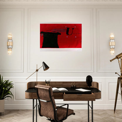 U NO S NING 1979 - Antoni Tapies Brushed Aluminum Print - 70x100 cm / 28x40 inches | Antoni Tapies Aluminum Print | Antoni Tapies Prints