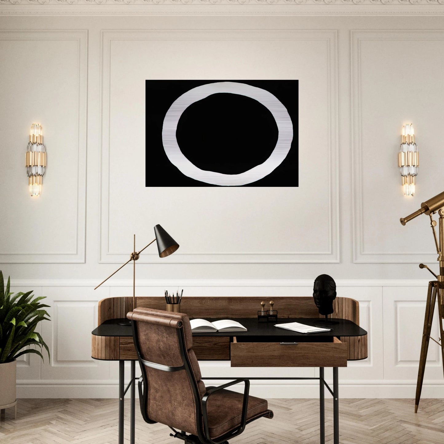 To Martha's Memory - 1970 - Jiro Yoshihara Brushed Aluminum Print - 70x100 cm / 28x40 inches | Jiro Yoshihara Aluminum Print | Jiro Yoshihara Prints