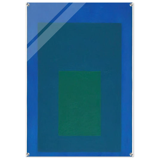 STUDY FOR HOMAGE TO THE SQUARE BEAMING 1963 - Josef Albers Acrylic Print - 70x100 cm / 28x40″ inches