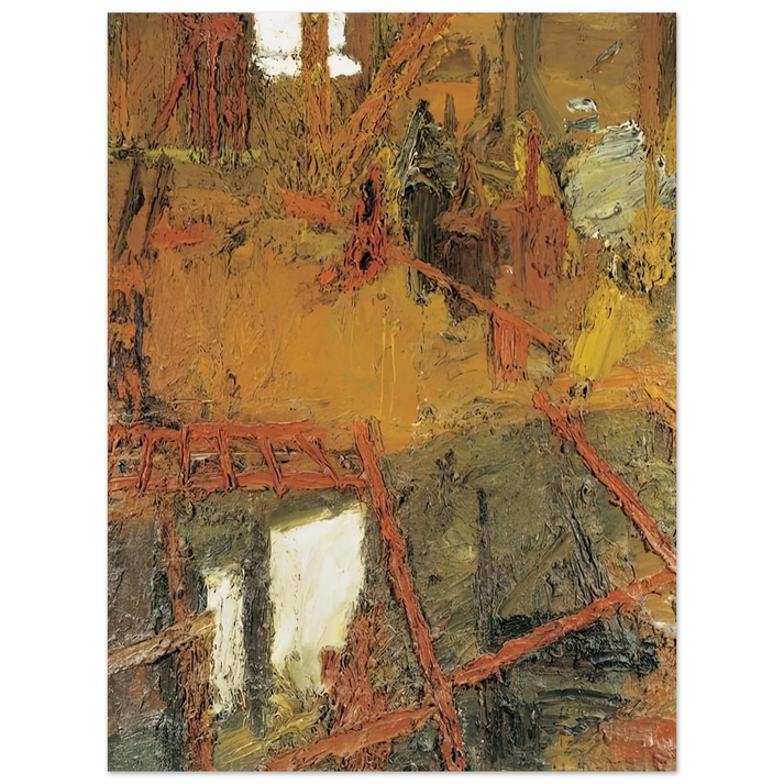 Frank Auerbach - EMPIRE CINEMA MODERN POSTCARD  75x100 cm / 30x40inches Fine Art Poster