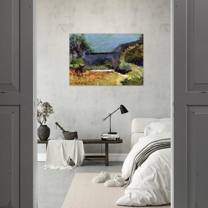 LANDSCAPE 1898 - Henri Matisse Brushed Aluminum Print - 70x100 cm / 28x40 inches | Henri Matisse Aluminum Print | Henri Matisse Prints