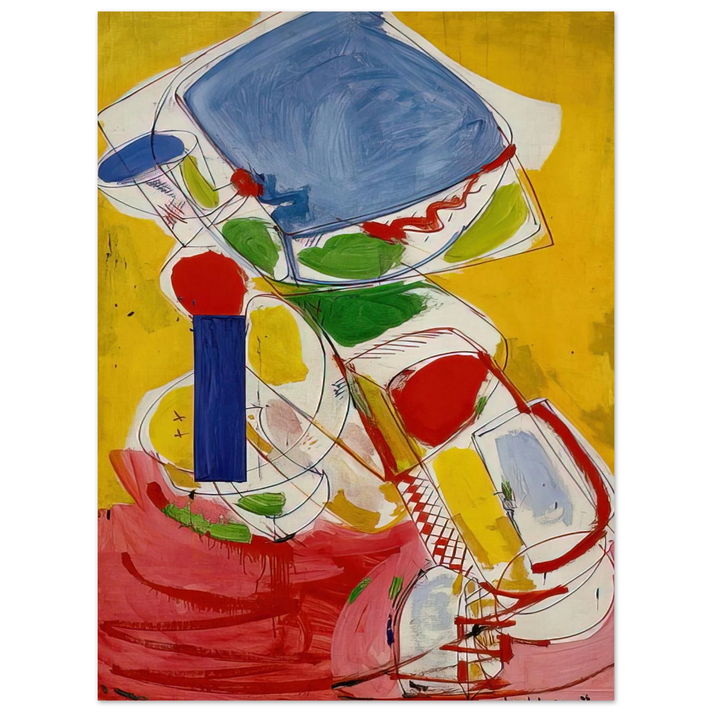 Hans Hofmann - Solstice  75x100 cm / 30x40inches Fine Art Poster
