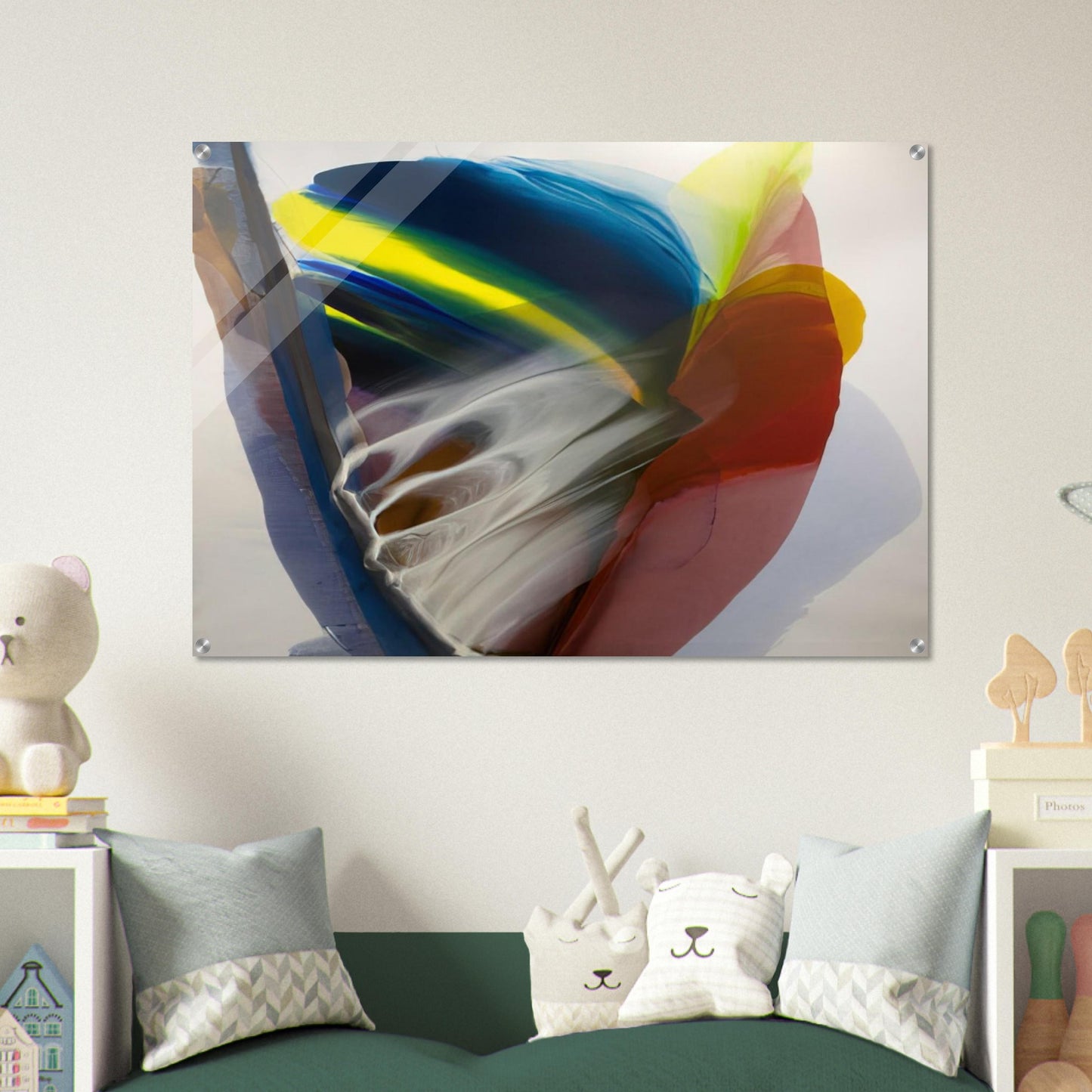 Wanderland Express - Paul Jenkins Acrylic Print - 70x100 cm / 28x40″ inches
