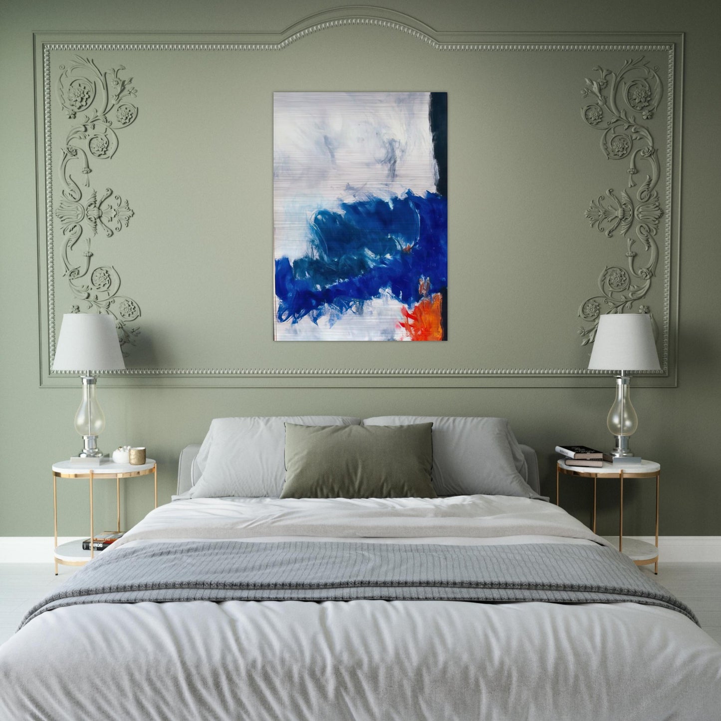 Edge of Day - 1961 - Theodoros Stamos Brushed Aluminum Print - 70x100 cm / 28x40 inches | Theodoros Stamos Aluminum Print | Theodoros Stamos Prints