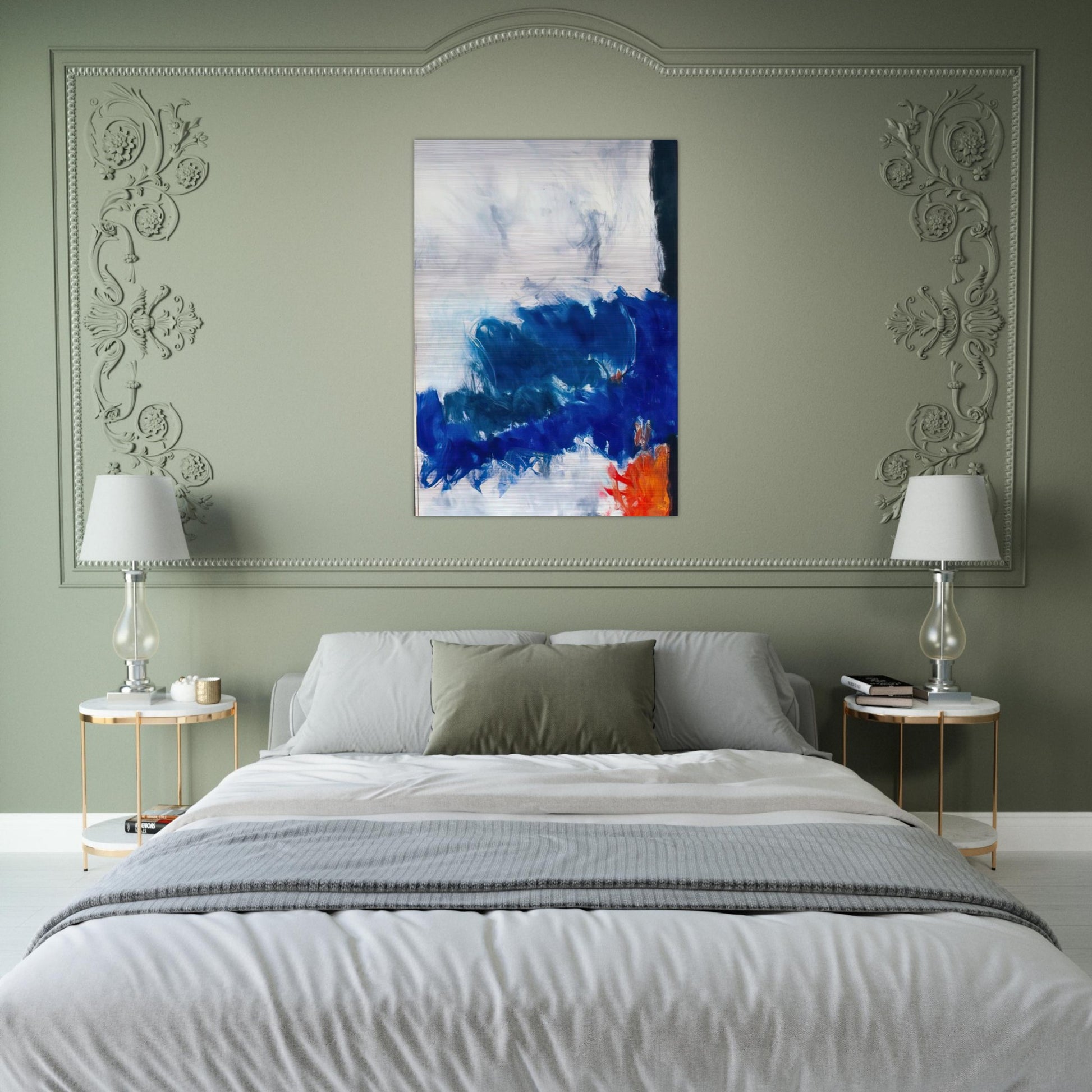 Edge of Day - 1961 - Theodoros Stamos Brushed Aluminum Print - 70x100 cm / 28x40 inches | Theodoros Stamos Aluminum Print | Theodoros Stamos Prints