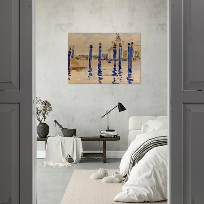 La Donana, Venice - Henri-Edmond Cross Brushed Aluminum Print - 70x100 cm / 28x40 inches | Henri-Edmond Cross Aluminum Print | Henri-Edmond Cross Prints