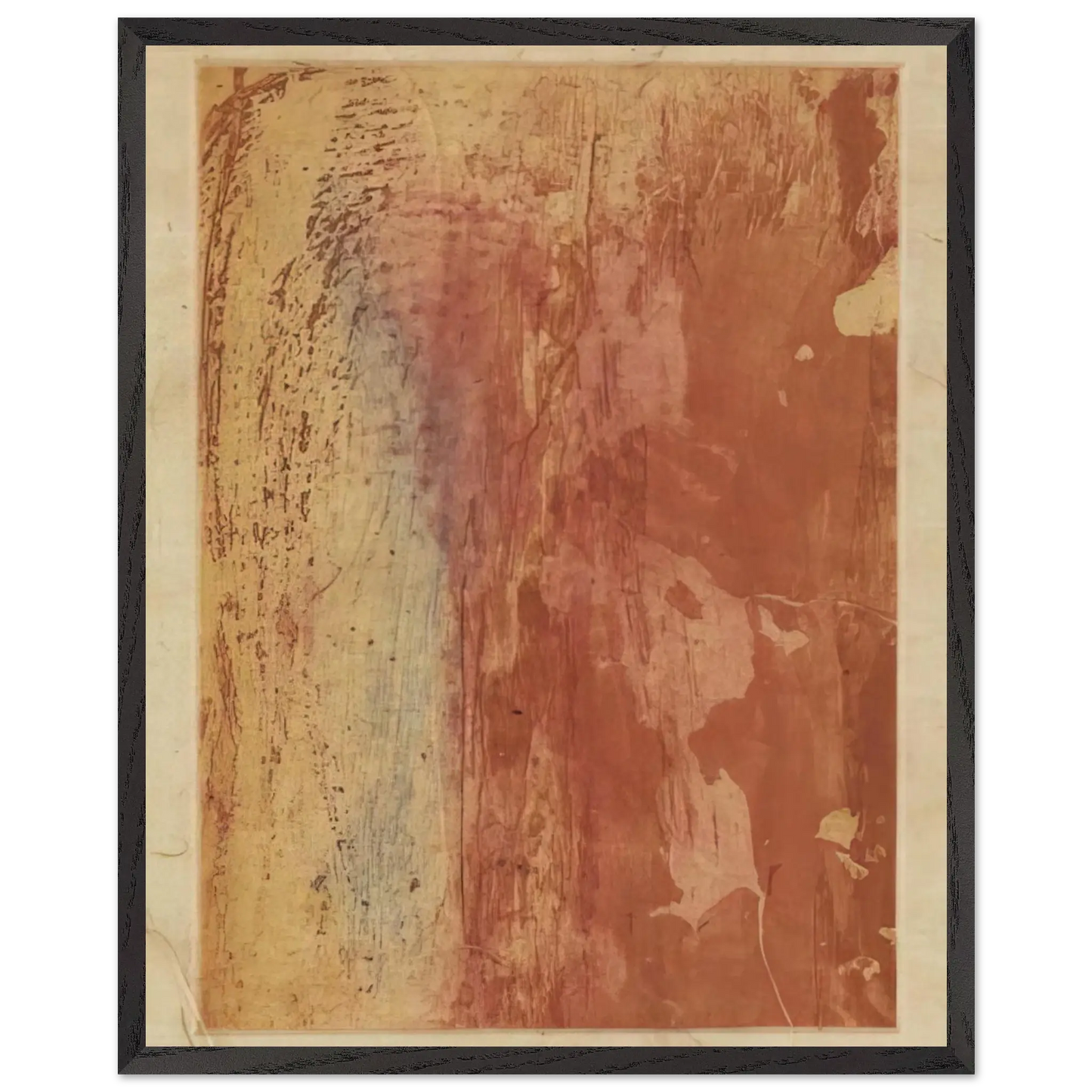 Helen Frankenthaler - Ganymede - 1978 Wall art - 15x20 cm / 6x8 Inches - Premium Wooden Framed Poster With Fine Art Paper - Black frame