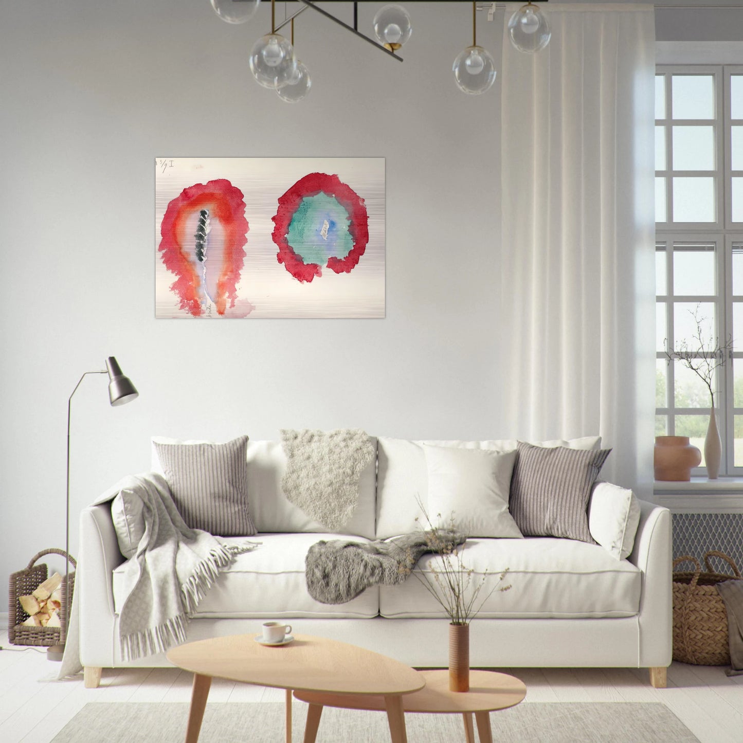 WHEAT AND WORMWOOD 1922 - Hilma af Klint Brushed Aluminum Print - 70x100 cm / 28x40 inches | Hilma af Klint Aluminum Print | Hilma af Klint Prints