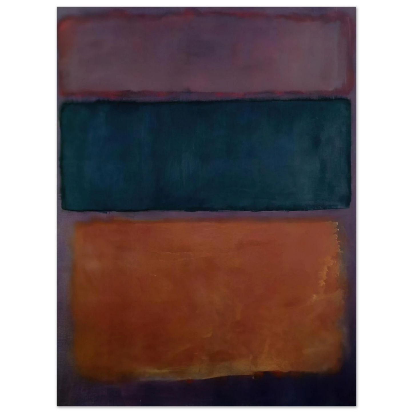 Helen Frankenthaler - Untitled - 1963 Wall art - 27x35 cm / 11x14 inches - Premium Wooden Framed Poster With Fine Art Paper-canvas - White frame