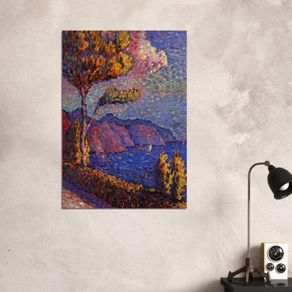 The Canal near St. Tropez - Henri-Edmond Cross Brushed Aluminum Print - 70x100 cm / 28x40 inches | Henri-Edmond Cross Aluminum Print | Henri-Edmond Cross Prints