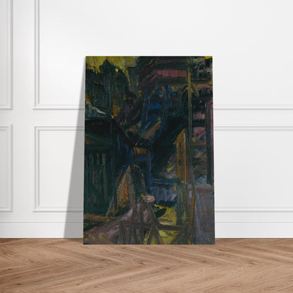 TO THE STUDIOS 1980 - Frank Auerbach Brushed Aluminum Print - 70x100 cm / 28x40 inches | Frank Auerbach Aluminum Print | Frank Auerbach Prints