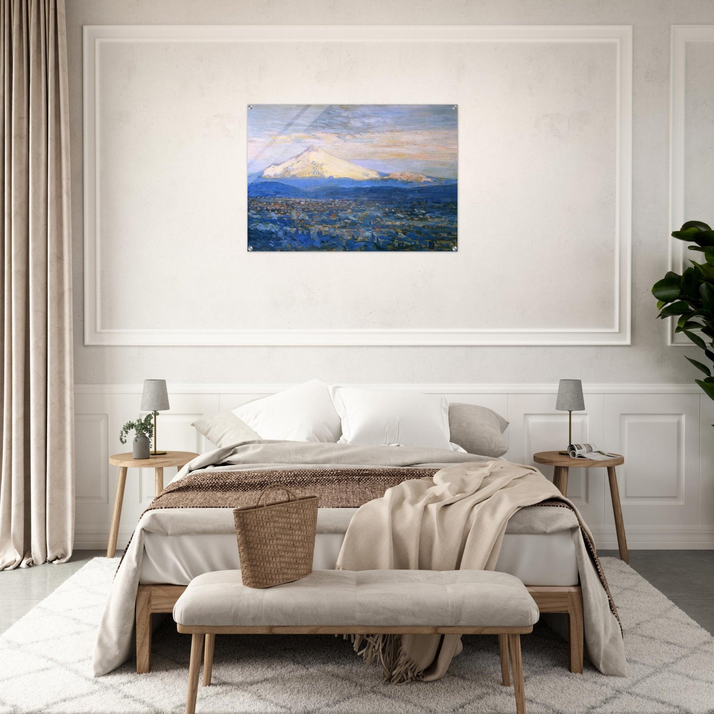 Mount Hood - Childe Hassam Acrylic Print - 70x100 cm / 28x40″ inches