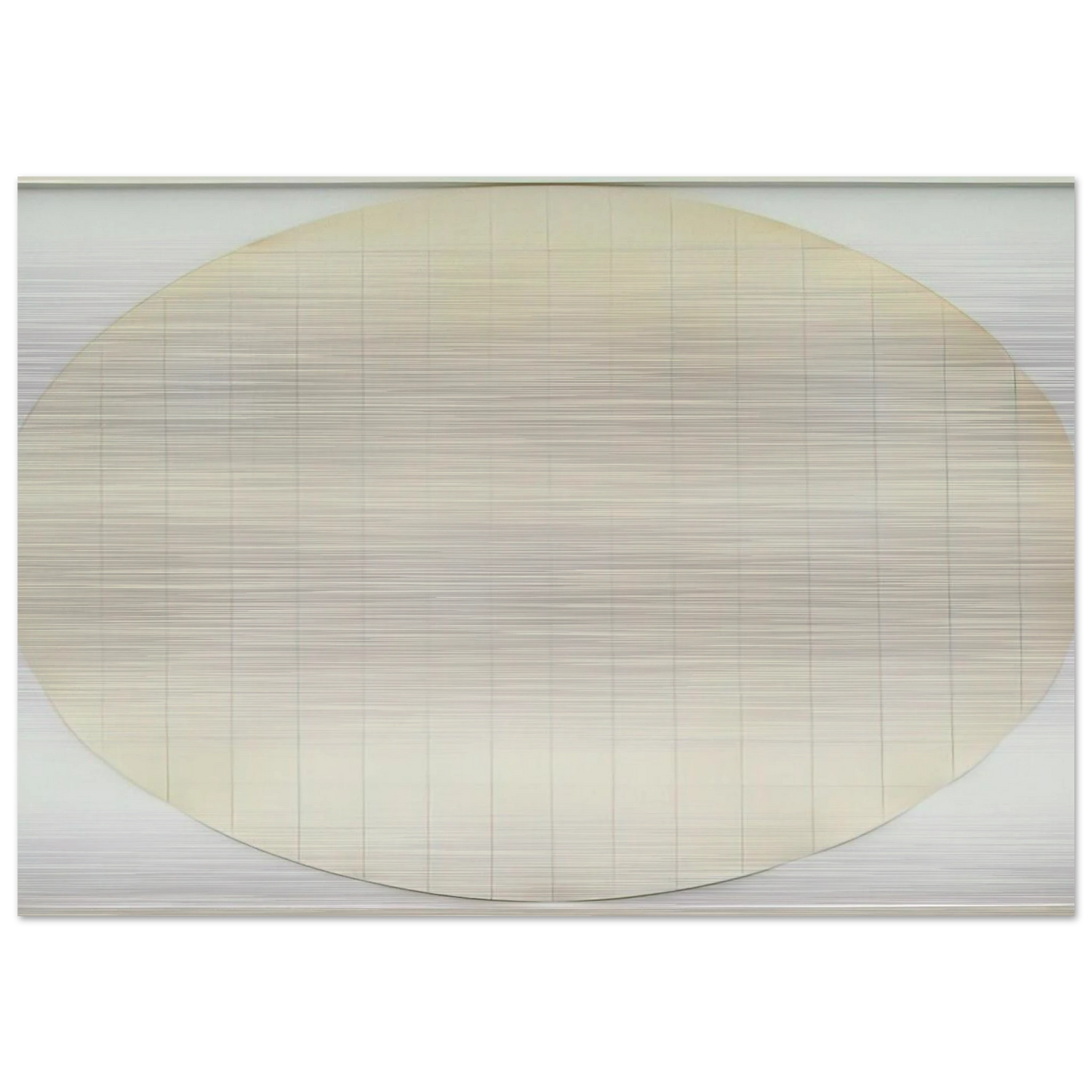 Eagle Turquoise 7H#4 - Robert Ryman Brushed Aluminum Print - 70x100 cm / 28x40 inches | Robert Ryman Aluminum Print | Robert Ryman Prints