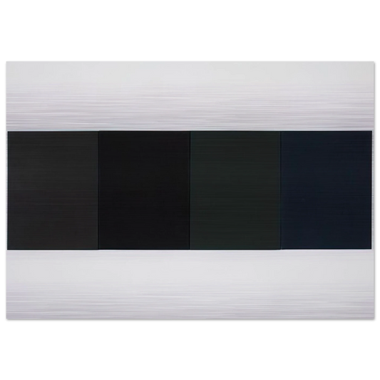 Green Study - 1982 - Brice Marden Brushed Aluminum Print - 70x100 cm / 28x40 inches | Brice Marden Aluminum Print | Brice Marden Prints