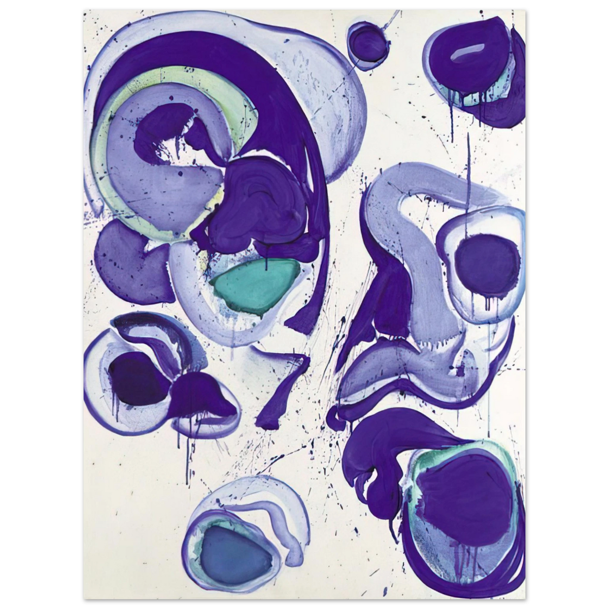 Sam Francis - Blue  75x100 cm / 30x40inches Fine Art Poster