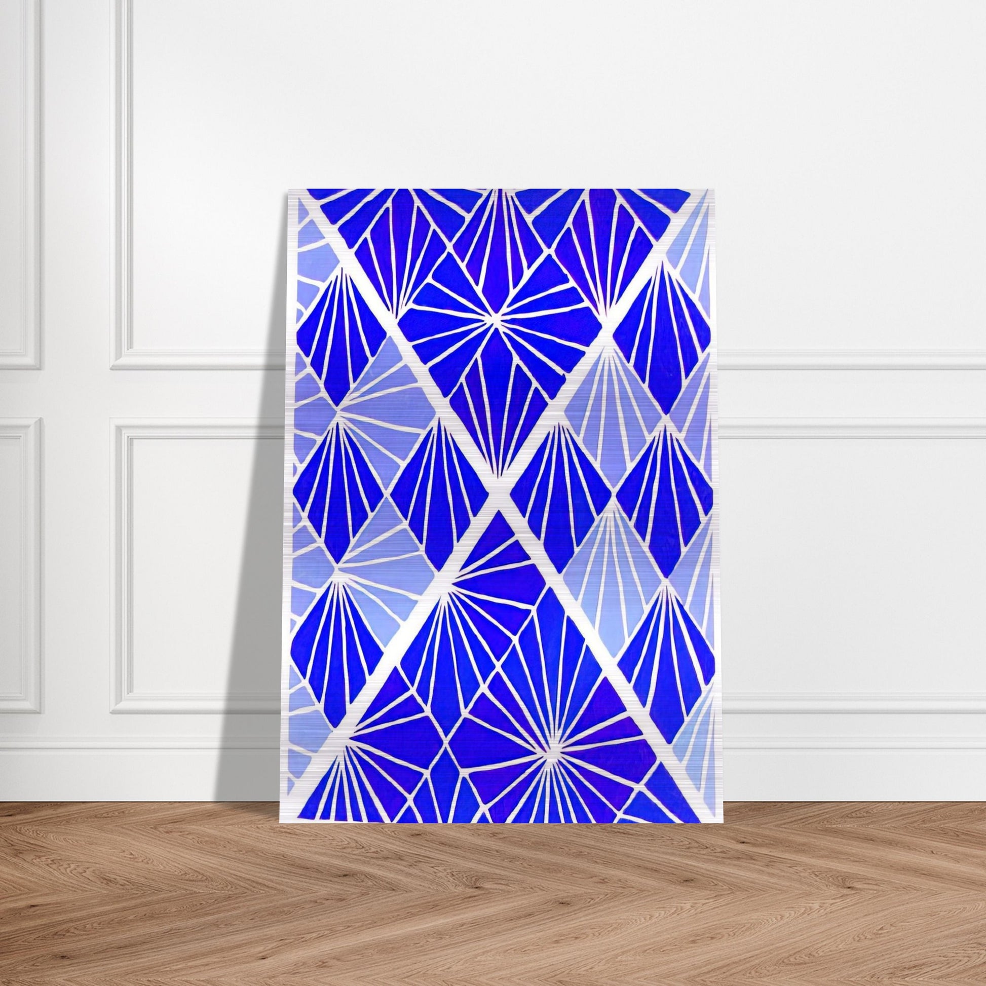 COMPOSITION 24 - Sonia Delaunay Brushed Aluminum Print - 70x100 cm / 28x40 inches | Sonia Delaunay Aluminum Print | Sonia Delaunay Prints