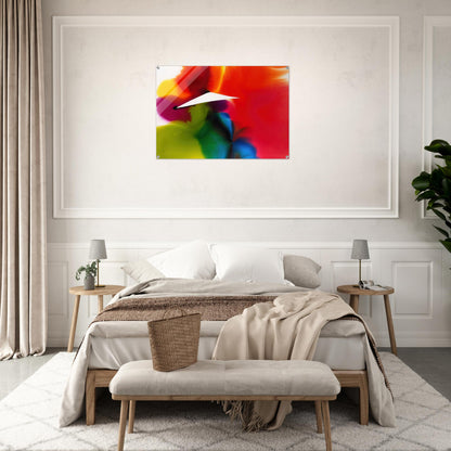 Phenomena French West Indies - Color Field Painting, Lyrical Abstraction - Paul Jenkins Acrylic Print - 70x100 cm / 28x40″ inches