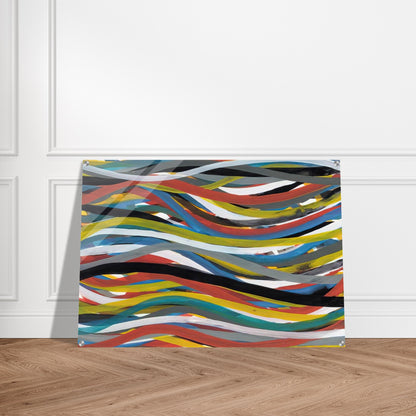 Untitled Ribbons - Sol LeWitt Acrylic Print - 70x100 cm / 28x40″ inches
