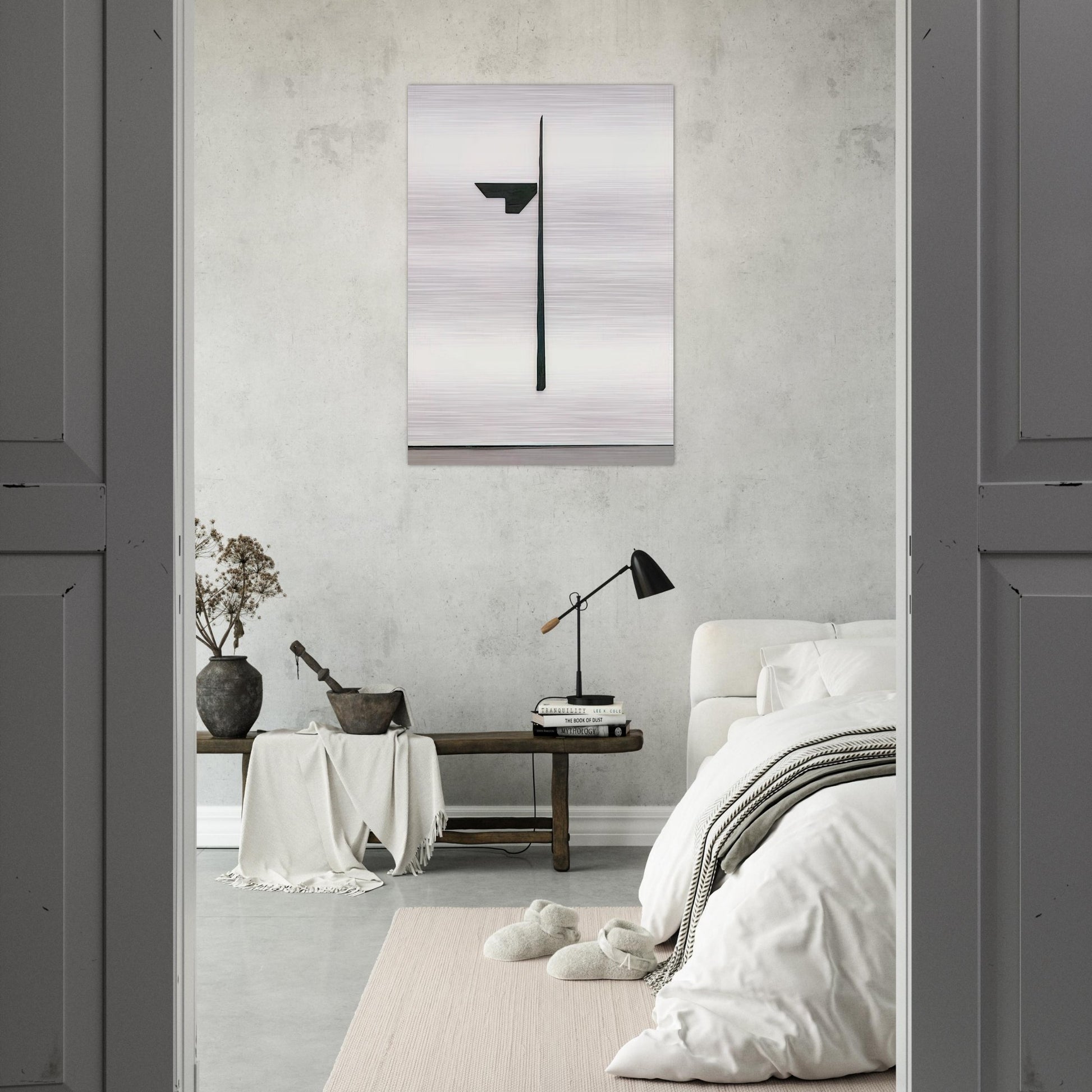 BUTTERFLY II 1969 - BLINKY PALERMO Brushed Aluminum Print - 70x100 cm / 28x40 inches | BLINKY PALERMO Aluminum Print | BLINKY PALERMO Prints