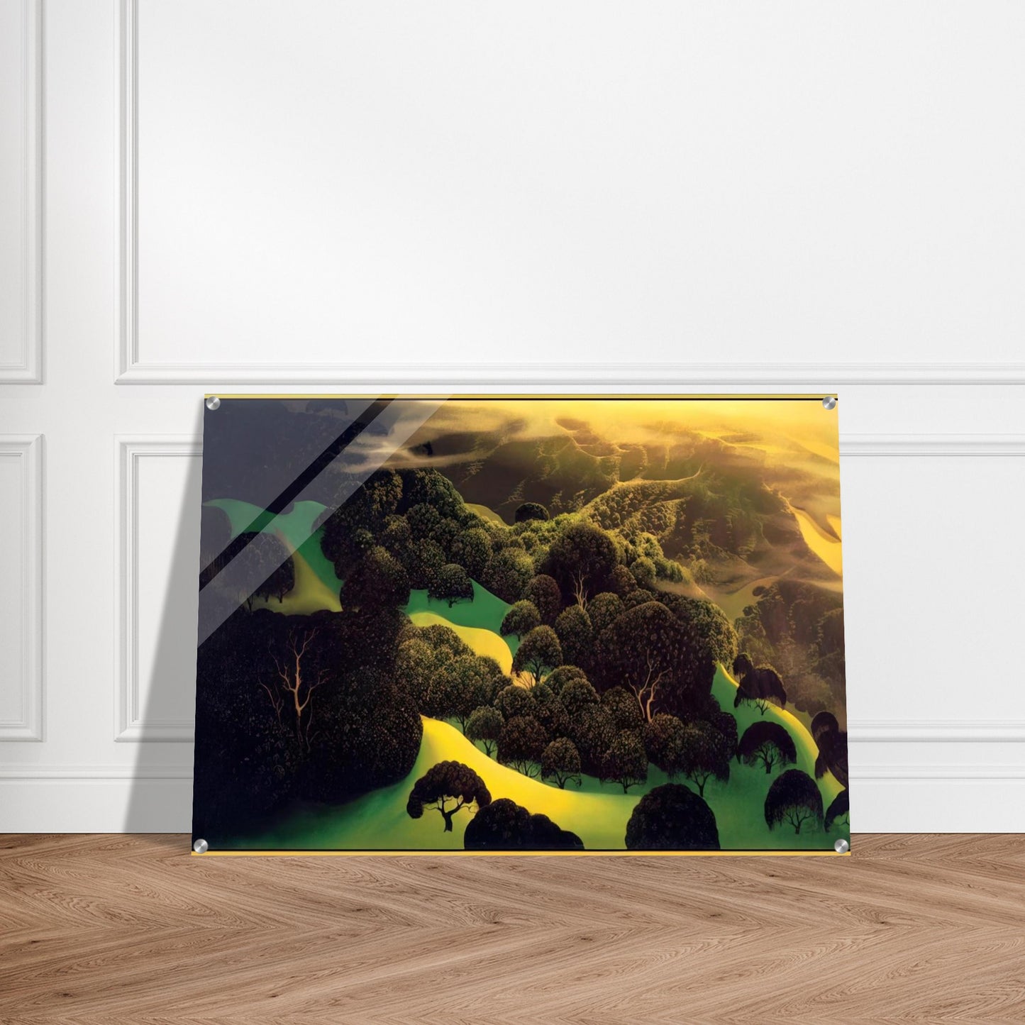 Deep Wilderness - Eyvind Earle Acrylic Print - 70x100 cm / 28x40″ inches