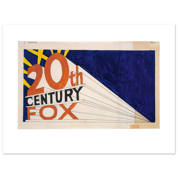Edward Ruscha - TRADEMARK 7 1962  75x100 cm / 30x40inches Fine Art Poster