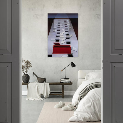 Transection #3, After Fra Angelico - 1967 - Clarence Holbrook Carter Brushed Aluminum Print - 70x100 cm / 28x40 inches | Clarence Holbrook Carter Aluminum Print | Clarence Holbrook Carter Prints