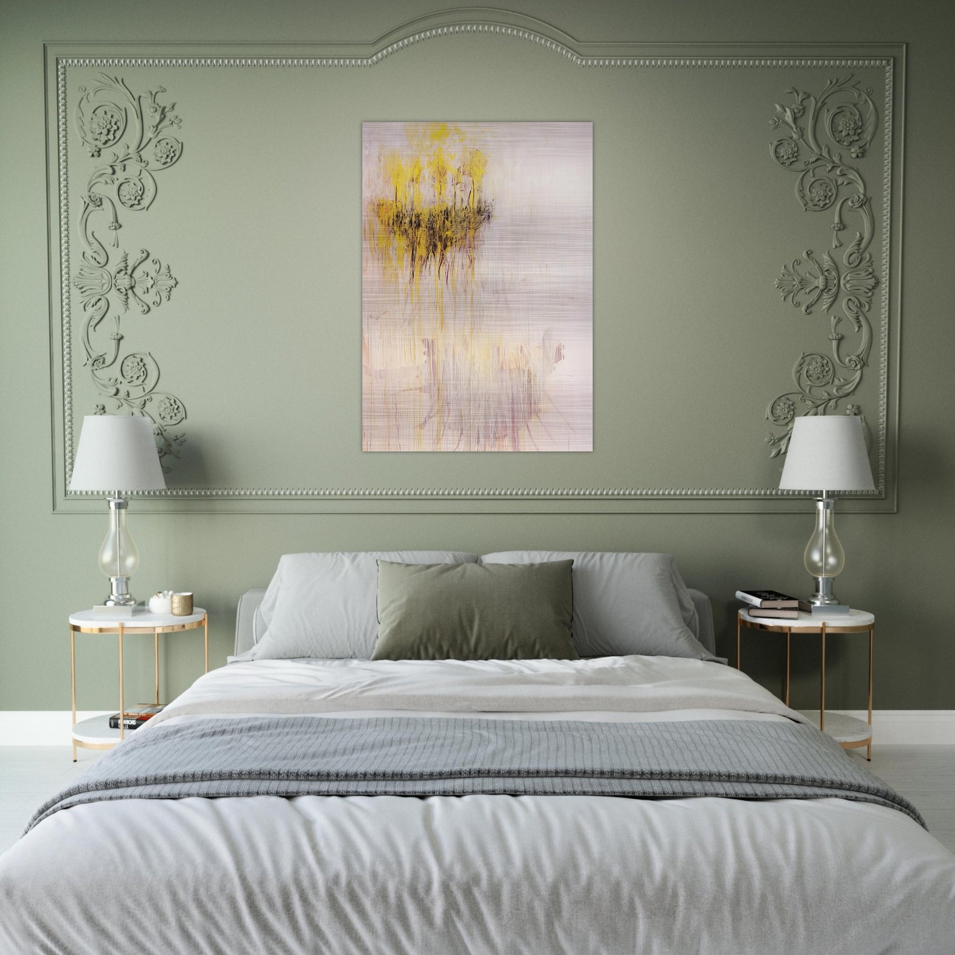 Coronation of Sesostris - Cy Twombly Brushed Aluminum Print - 70x100 cm / 28x40 inches | Cy Twombly Aluminum Print | Cy Twombly Prints