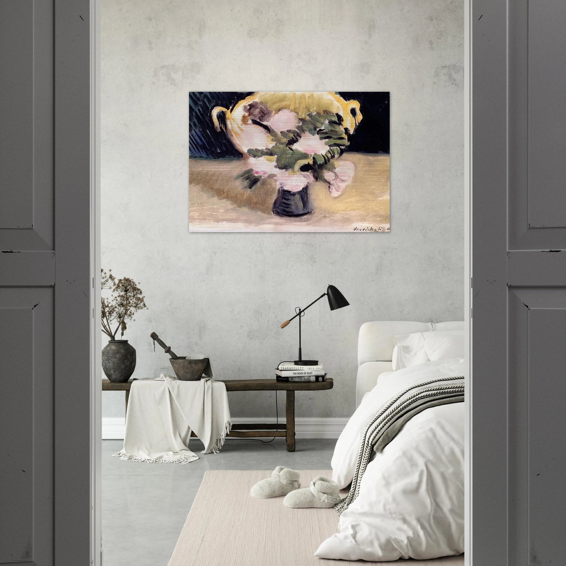 FLOWERS 1919 - Henri Matisse Brushed Aluminum Print - 70x100 cm / 28x40 inches | Henri Matisse Aluminum Print | Henri Matisse Prints