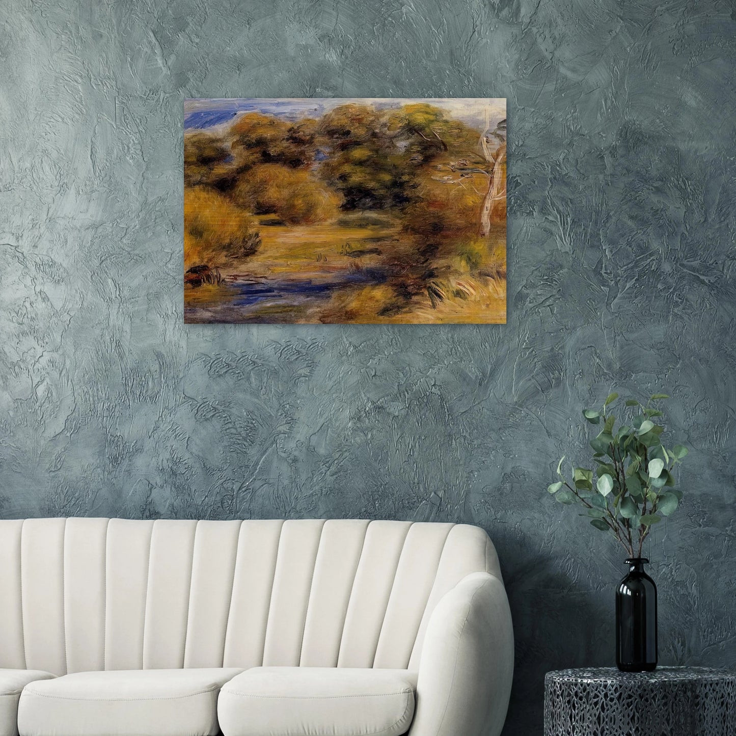 The Clearing - Pierre-Auguste Renoir Brushed Aluminum Print - 70x100 cm / 28x40 inches | Pierre-Auguste Renoir Aluminum Print | Pierre-Auguste Renoir Prints