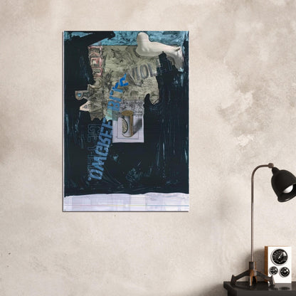 DECOY 1971 - Jasper Johns Brushed Aluminum Print - 70x100 cm / 28x40 inches | Jasper Johns Aluminum Print | Jasper Johns Prints