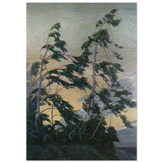 PINE ISLAND GEORGIAN BAY 1916 - Tom Thomson Brushed Aluminum Print - 70x100 cm / 28x40 inches | Tom Thomson Aluminum Print | Tom Thomson Prints