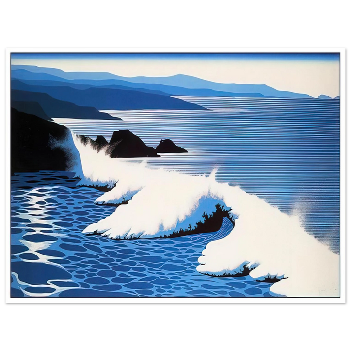 Eyvind Earle - The Wave  75x100 cm / 30x40inches Fine Art Poster