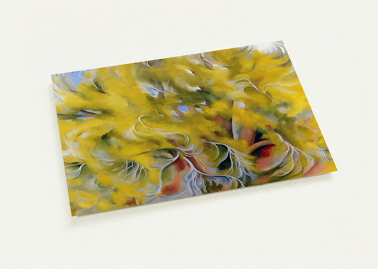 Cottonwood Tree in Spring By Georgia O'Keeffe Pack of 10 Post Cards | Georgia O'Keeffe Post Cards | A6 (10.5 x 14.8 cm) - 4.1 x 5.8 inches