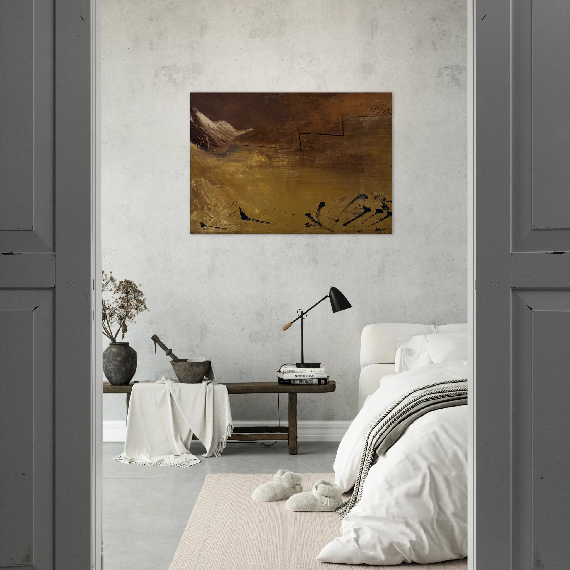 Sebastopol Autumn - 1961 - Hassel Smith Brushed Aluminum Print - 70x100 cm / 28x40 inches | Hassel Smith Aluminum Print | Hassel Smith Prints