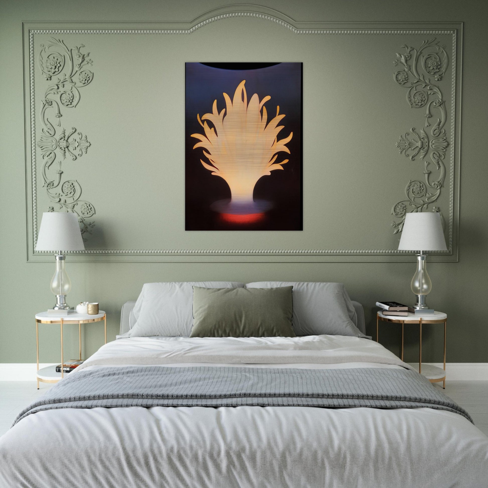 The Voice - 1930 - Agnes Lawrence Pelton Brushed Aluminum Print - 70x100 cm / 28x40 inches | Agnes Lawrence Pelton Aluminum Print | Agnes Lawrence Pelton Prints