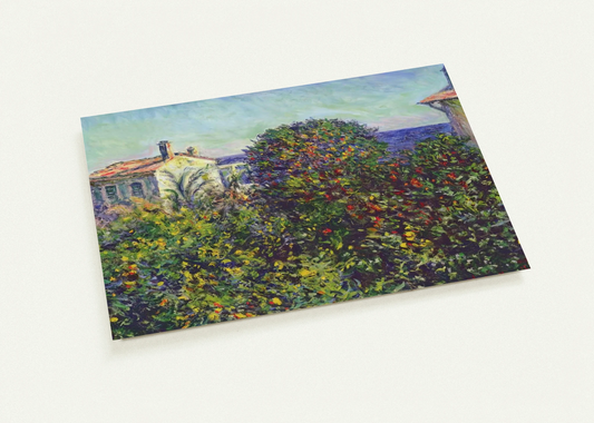 Bordighera, the House of Gardener By claude monet Pack of 10 Post Cards | claude monet Post Cards | A6 (10.5 x 14.8 cm) - 4.1 x 5.8 inches