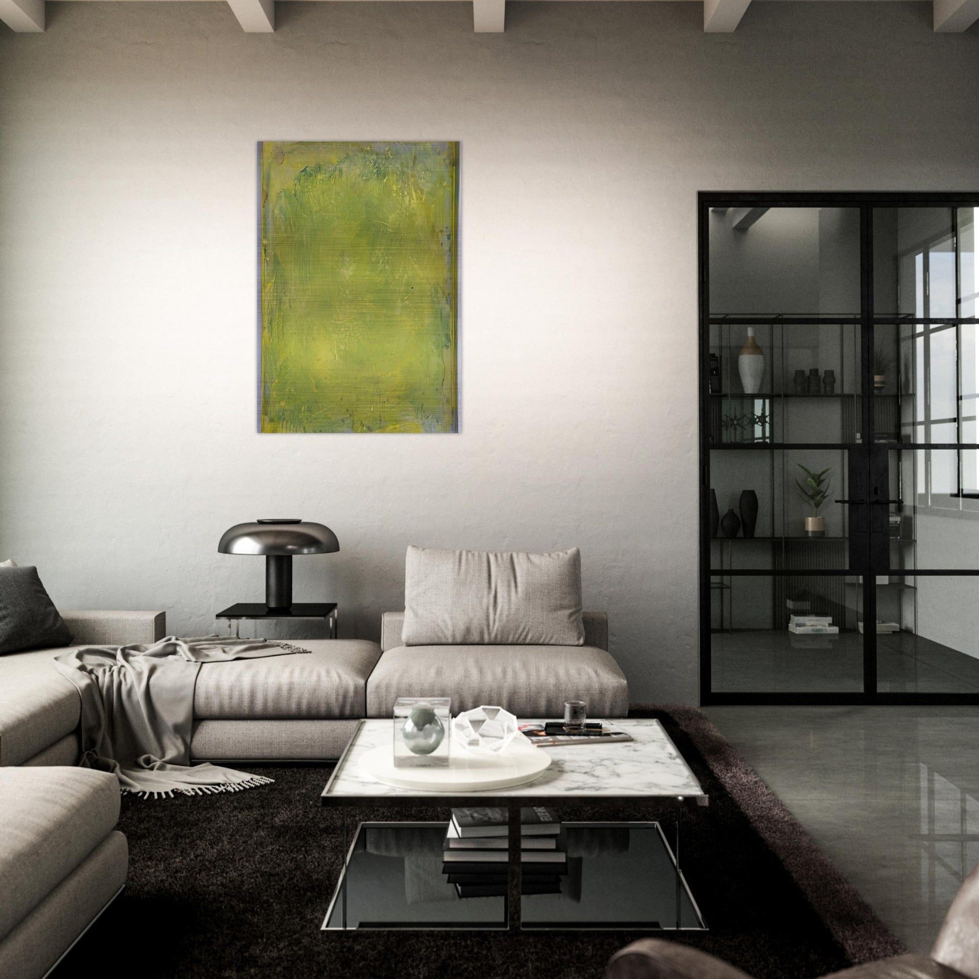 FARBWANNE 1984 - Gotthard Graubner Brushed Aluminum Print - 70x100 cm / 28x40 inches | Gotthard Graubner Aluminum Print | Gotthard Graubner Prints