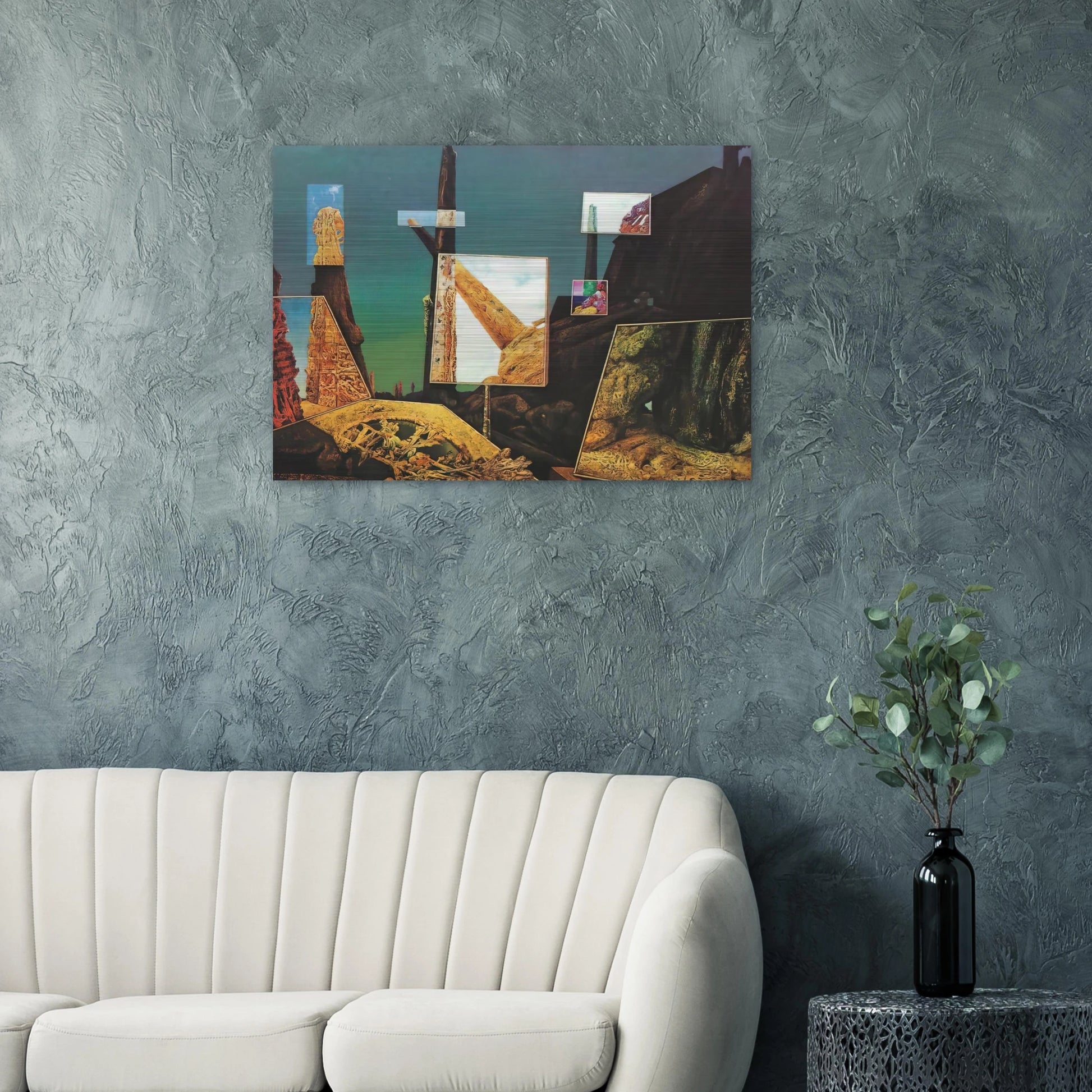 The Anti-Pope - Max Ernst Brushed Aluminum Print - 70x100 cm / 28x40 inches | Max Ernst Aluminum Print | Max Ernst Prints