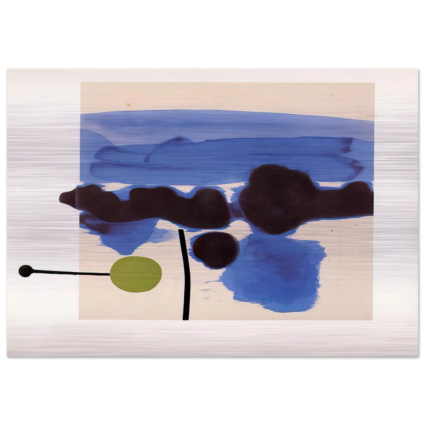 The Passion Flower - 1986 - Victor Pasmore Brushed Aluminum Print - 70x100 cm / 28x40 inches | Victor Pasmore Aluminum Print | Victor Pasmore Prints