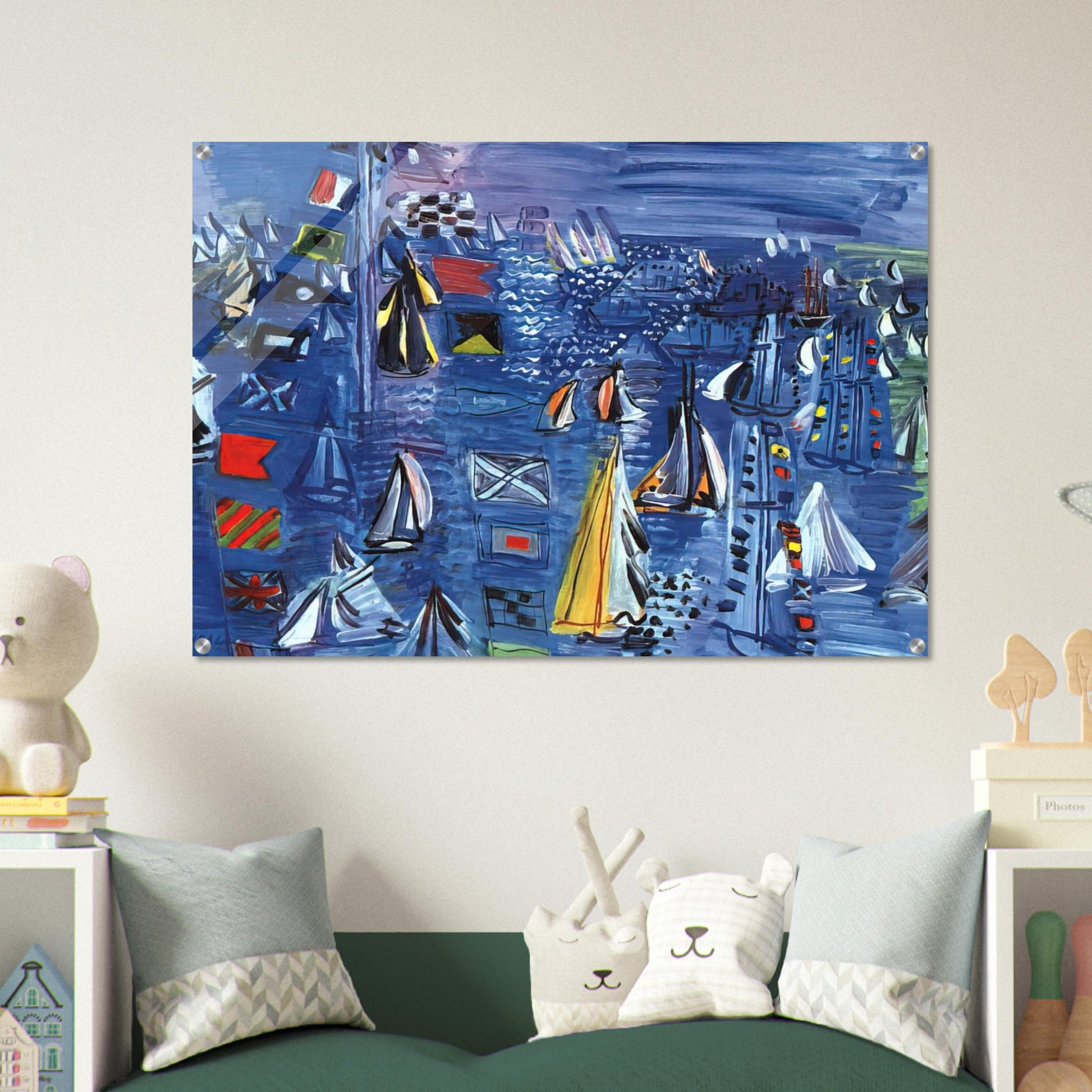 REGATTA AT COWES 1934 - Raoul Dufy Acrylic Print - 70x100 cm / 28x40″ inches