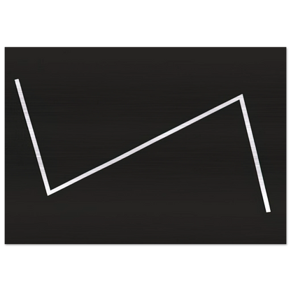 Yesterday - 1987 - Carmen Herrera Brushed Aluminum Print - 70x100 cm / 28x40 inches | Carmen Herrera Aluminum Print | Carmen Herrera Prints
