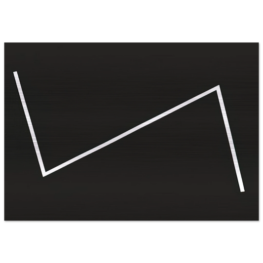 Yesterday - 1987 - Carmen Herrera Brushed Aluminum Print - 70x100 cm / 28x40 inches | Carmen Herrera Aluminum Print | Carmen Herrera Prints